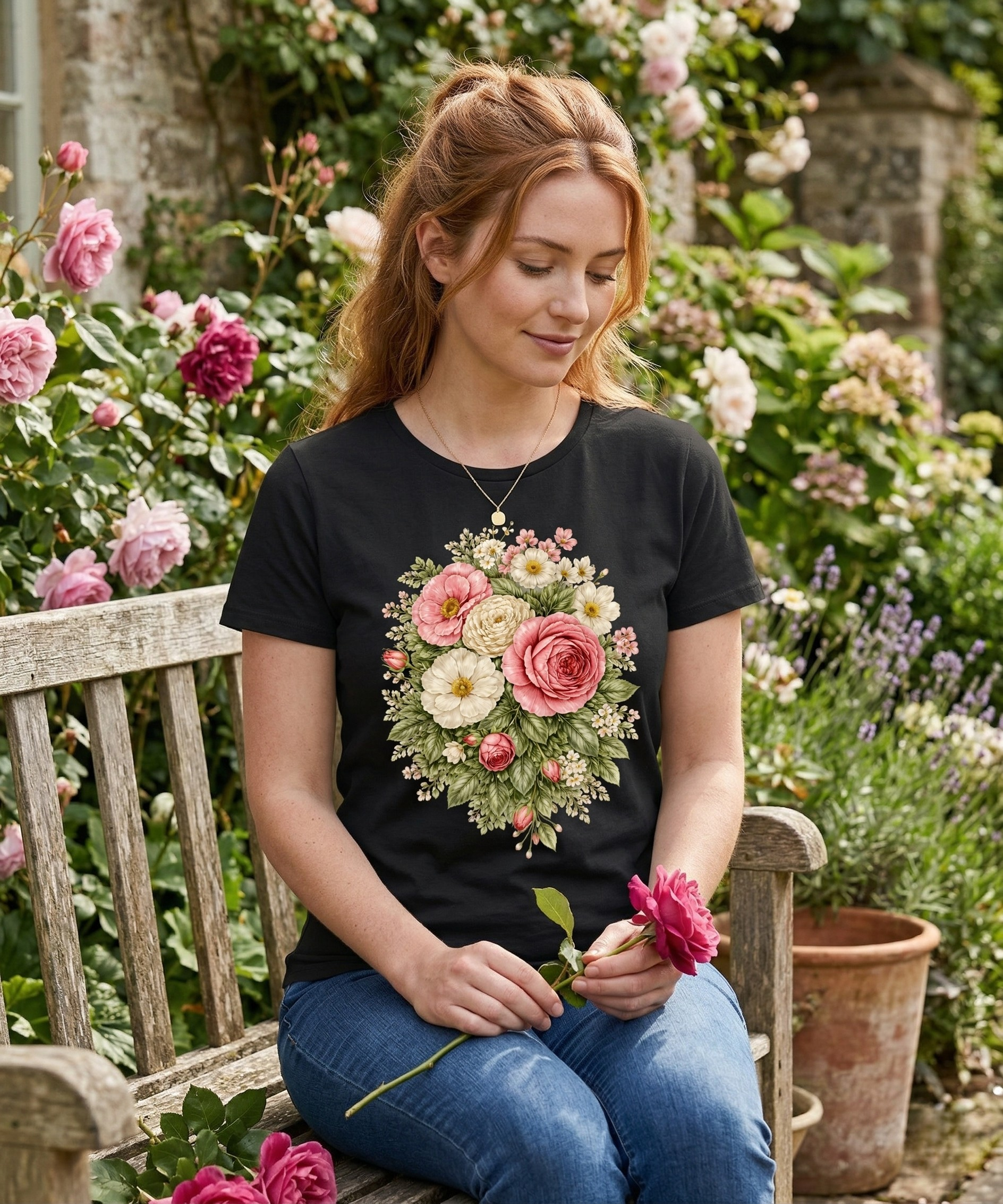 Blossom Charm: Nature’s Beauty Edition | 100% Luxury Supima Cotton T-Shir