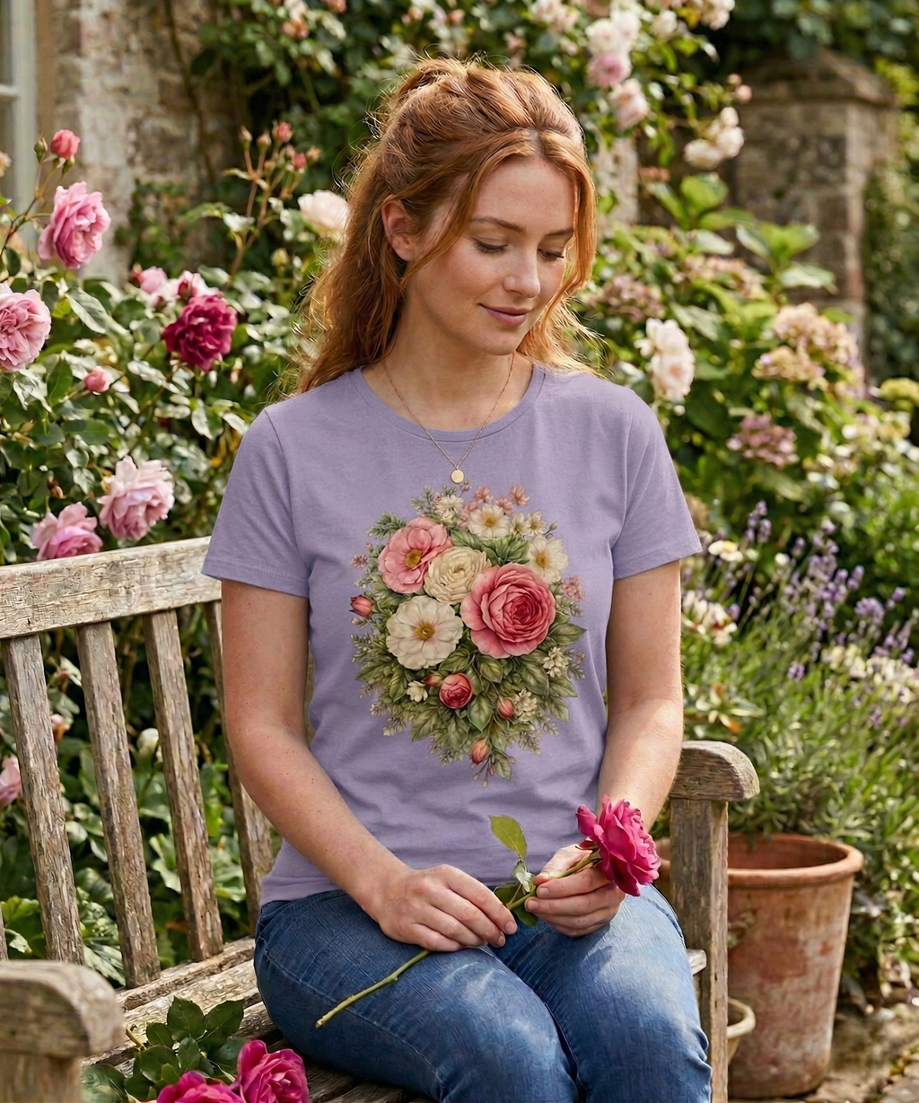 Blossom Charm: Nature’s Beauty Edition | 100% Luxury Supima Cotton T-Shir