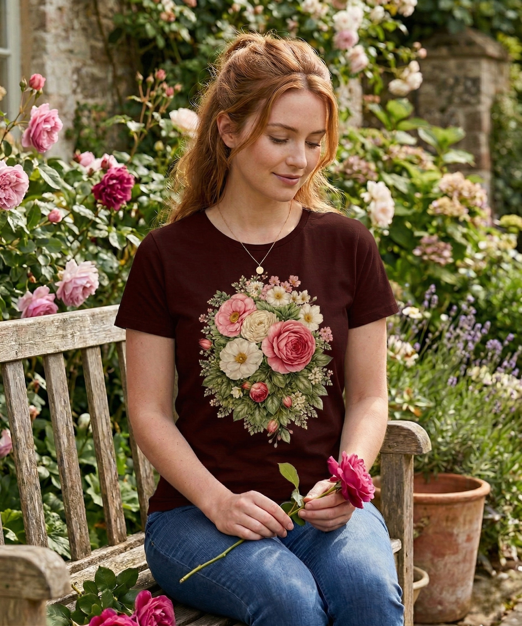Blossom Charm: Nature’s Beauty Edition | 100% Luxury Supima Cotton T-Shir