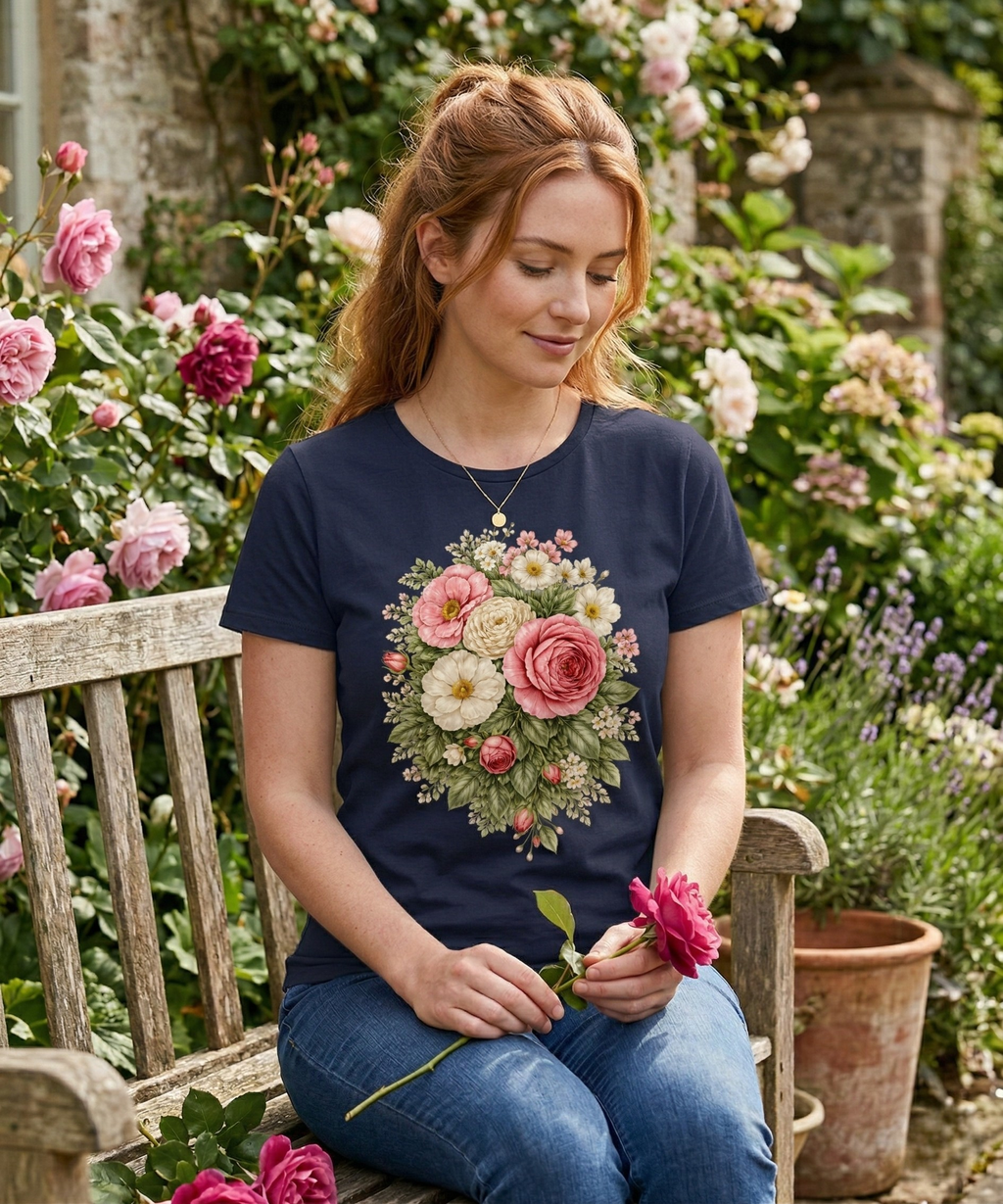 Blossom Charm: Nature’s Beauty Edition | 100% Luxury Supima Cotton T-Shir