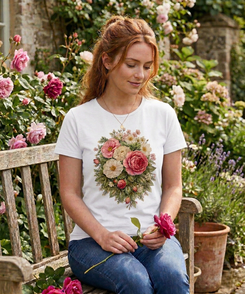 Blossom Charm: Nature’s Beauty Edition | 100% Luxury Supima Cotton T-Shir