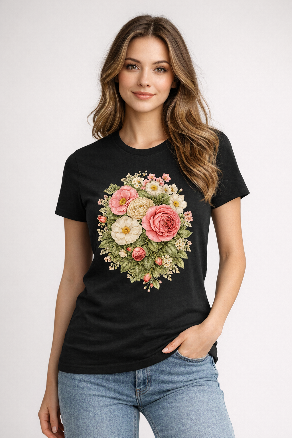 Blossom Charm: Nature’s Beauty Edition | 100% Luxury Supima Cotton T-Shir