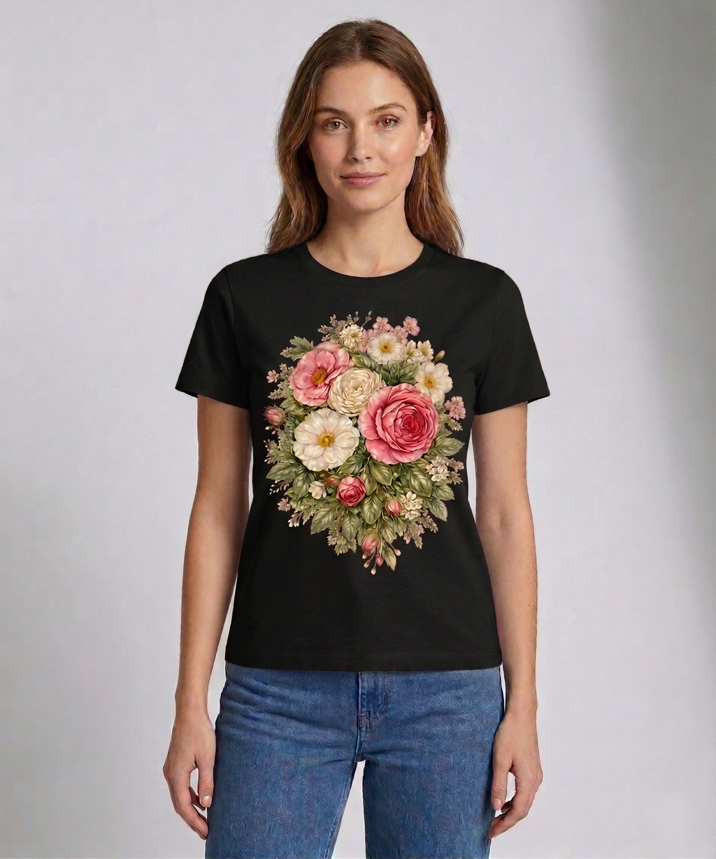 Blossom Charm: Nature’s Beauty Edition | 100% Luxury Supima Cotton T-Shir