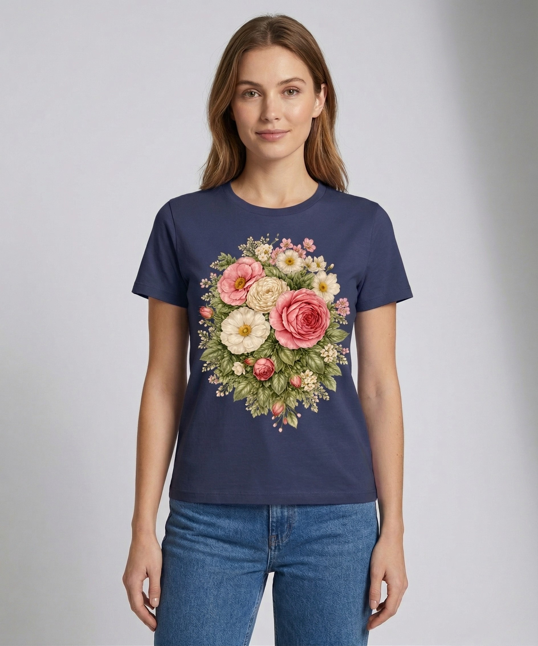 Blossom Charm: Nature’s Beauty Edition | 100% Luxury Supima Cotton T-Shir