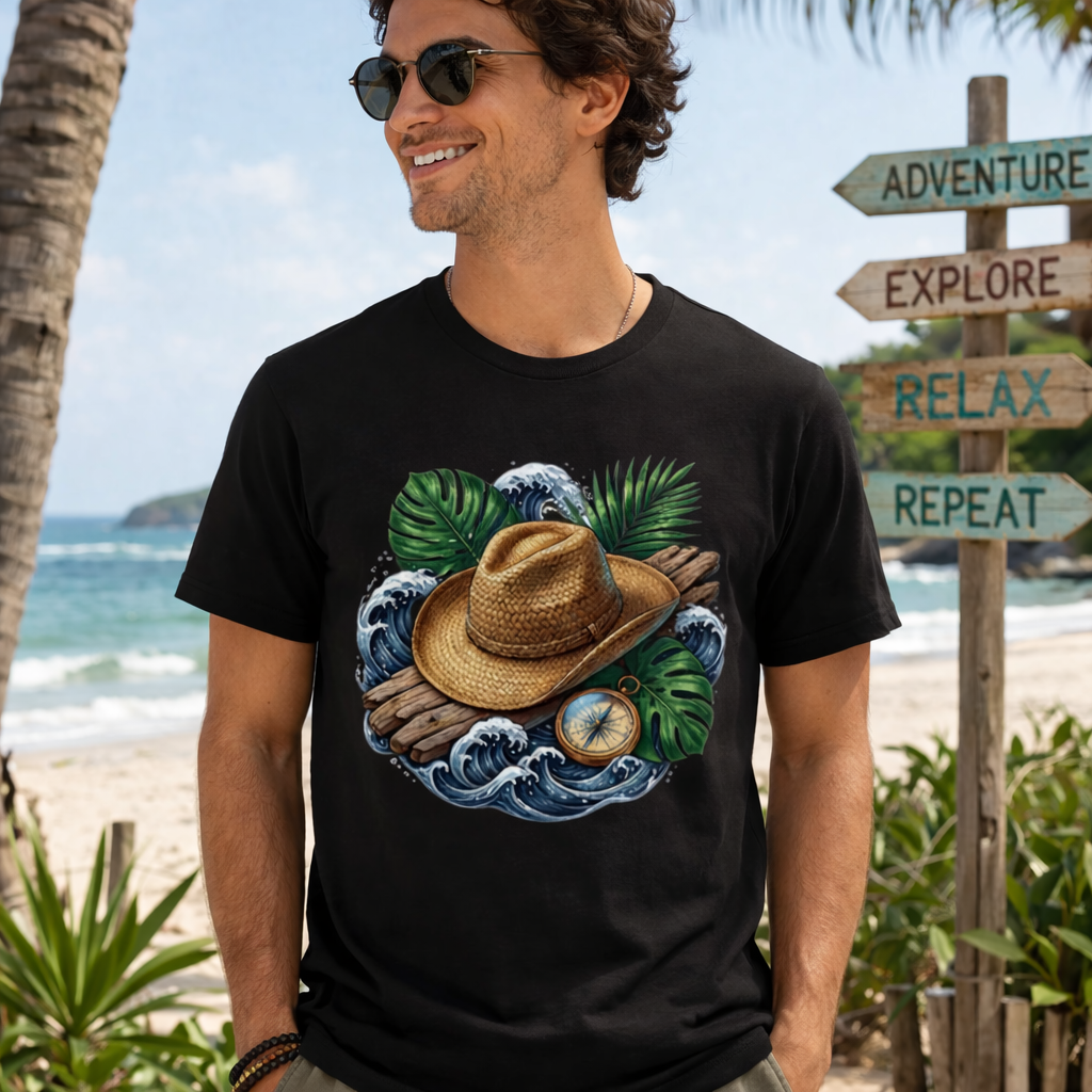 Coastal Escape: Wanderlust Edition | 100% Luxury Supima Cotton T-Shirt
