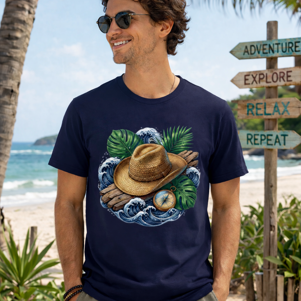 Coastal Escape: Wanderlust Edition | 100% Luxury Supima Cotton T-Shirt
