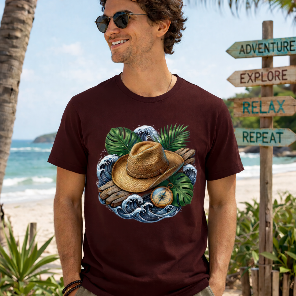 Coastal Escape: Wanderlust Edition | 100% Luxury Supima Cotton T-Shirt