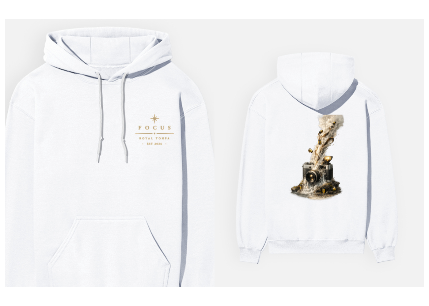 Captured Chaos: Cinematic Photography Edition | Premium 300 GSM Cotton Fleece Hoodie