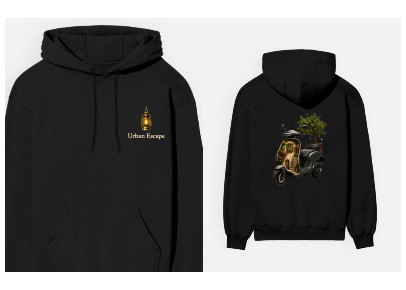 Urban Escape: Dream Voyage Edition | Premium 300 GSM Cotton Fleece Hoodie