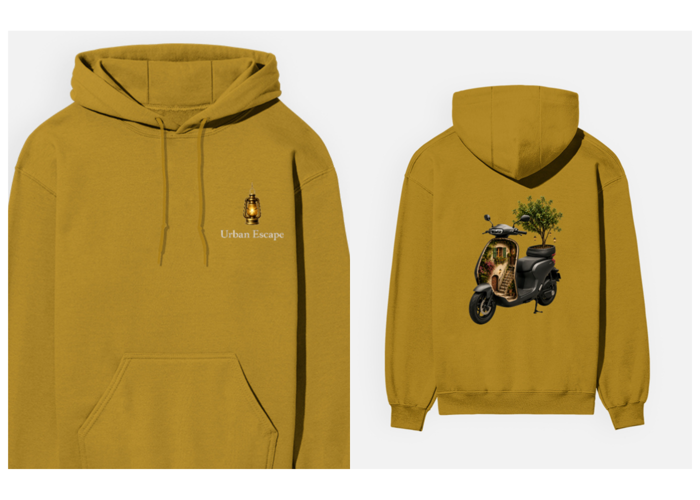 Urban Escape: Dream Voyage Edition | Premium 300 GSM Cotton Fleece Hoodie
