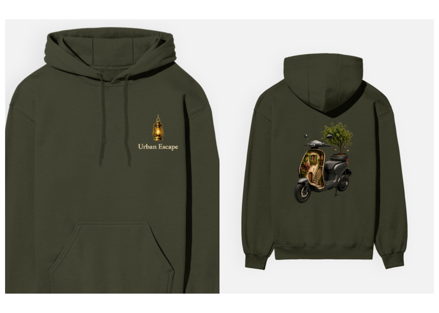 Urban Escape: Dream Voyage Edition | Premium 300 GSM Cotton Fleece Hoodie