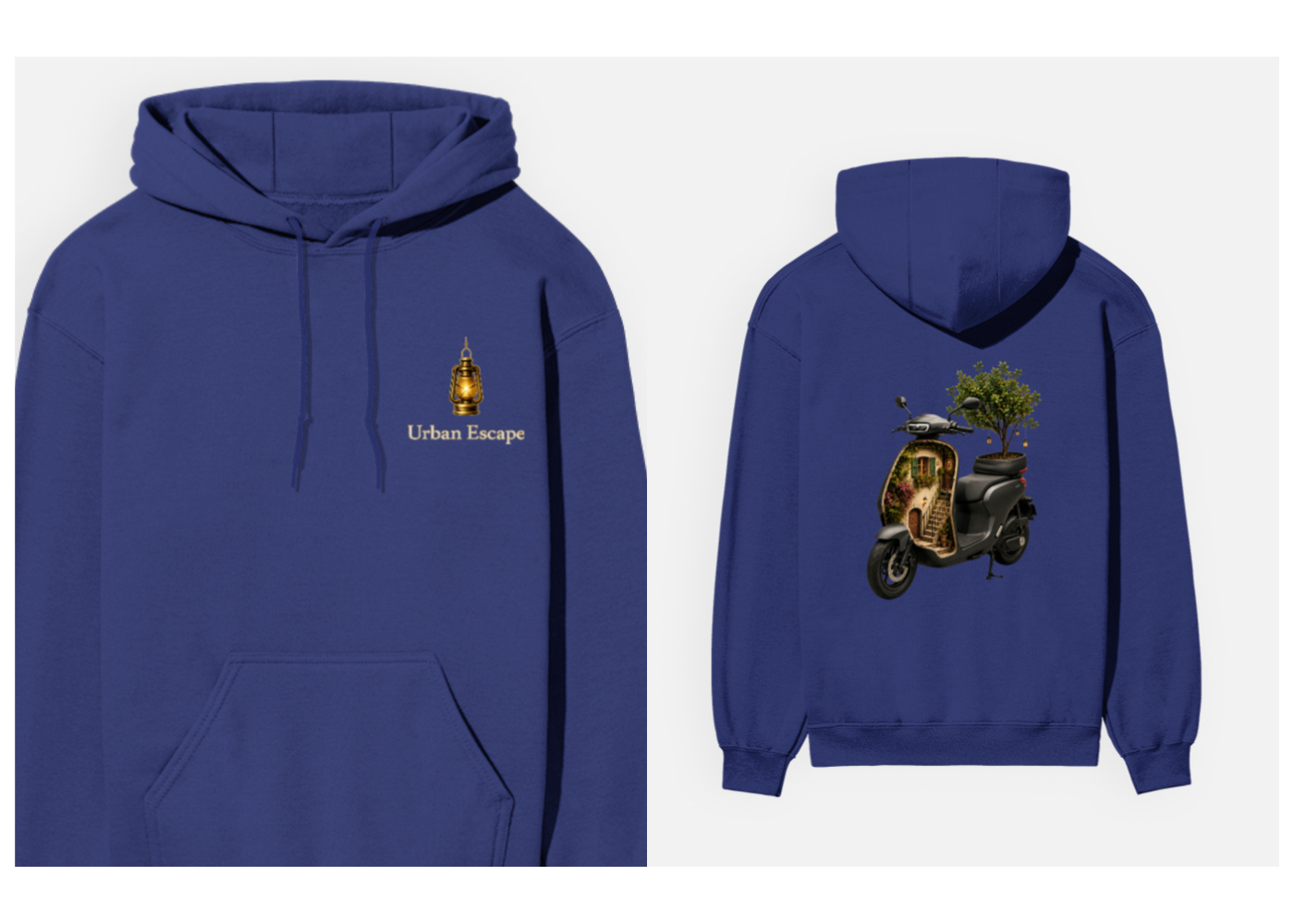 Urban Escape: Dream Voyage Edition | Premium 300 GSM Cotton Fleece Hoodie