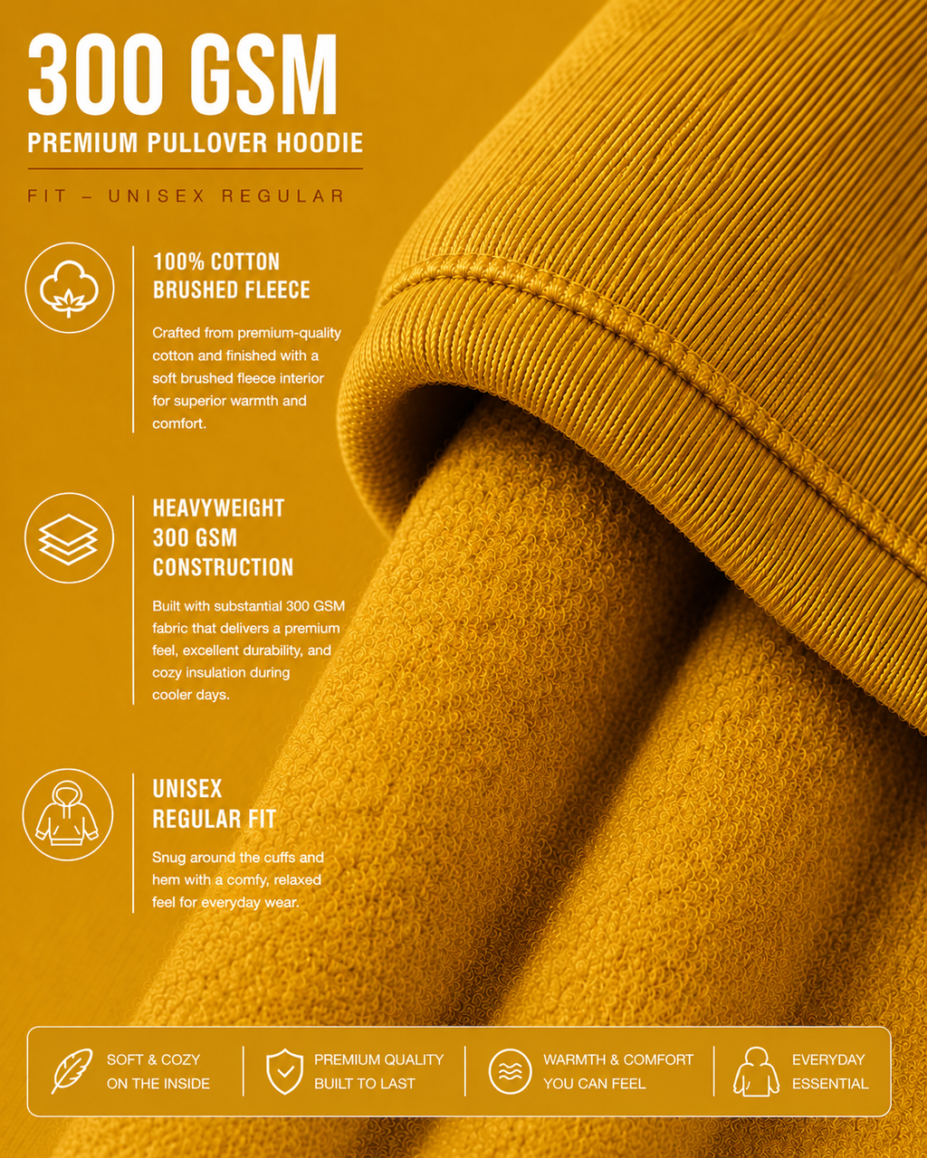 Urban Escape: Dream Voyage Edition | Premium 300 GSM Cotton Fleece Hoodie