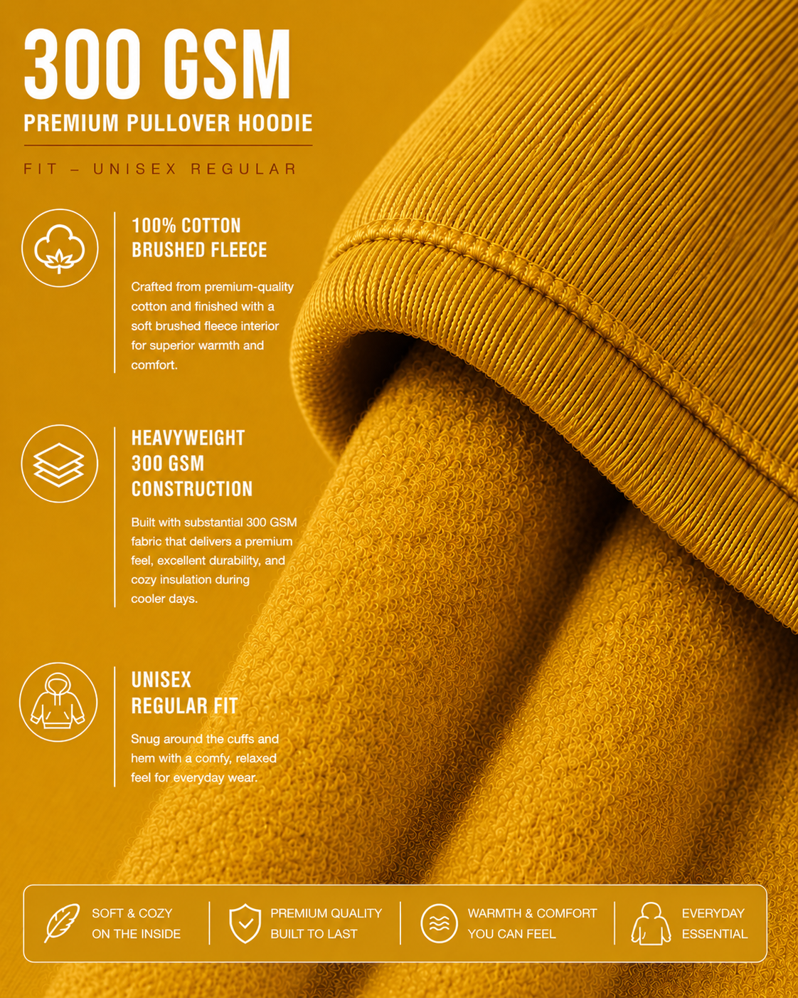 Urban Escape: Dream Voyage Edition | Premium 300 GSM Cotton Fleece Hoodie
