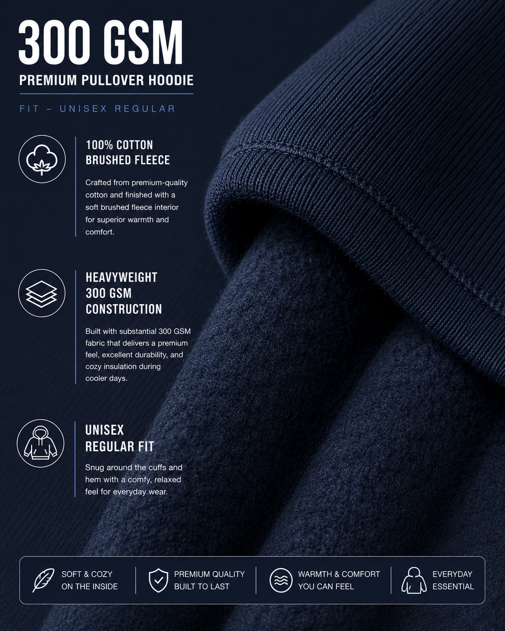 Captured Chaos: Cinematic Photography Edition | Premium 300 GSM Cotton Fleece Hoodie