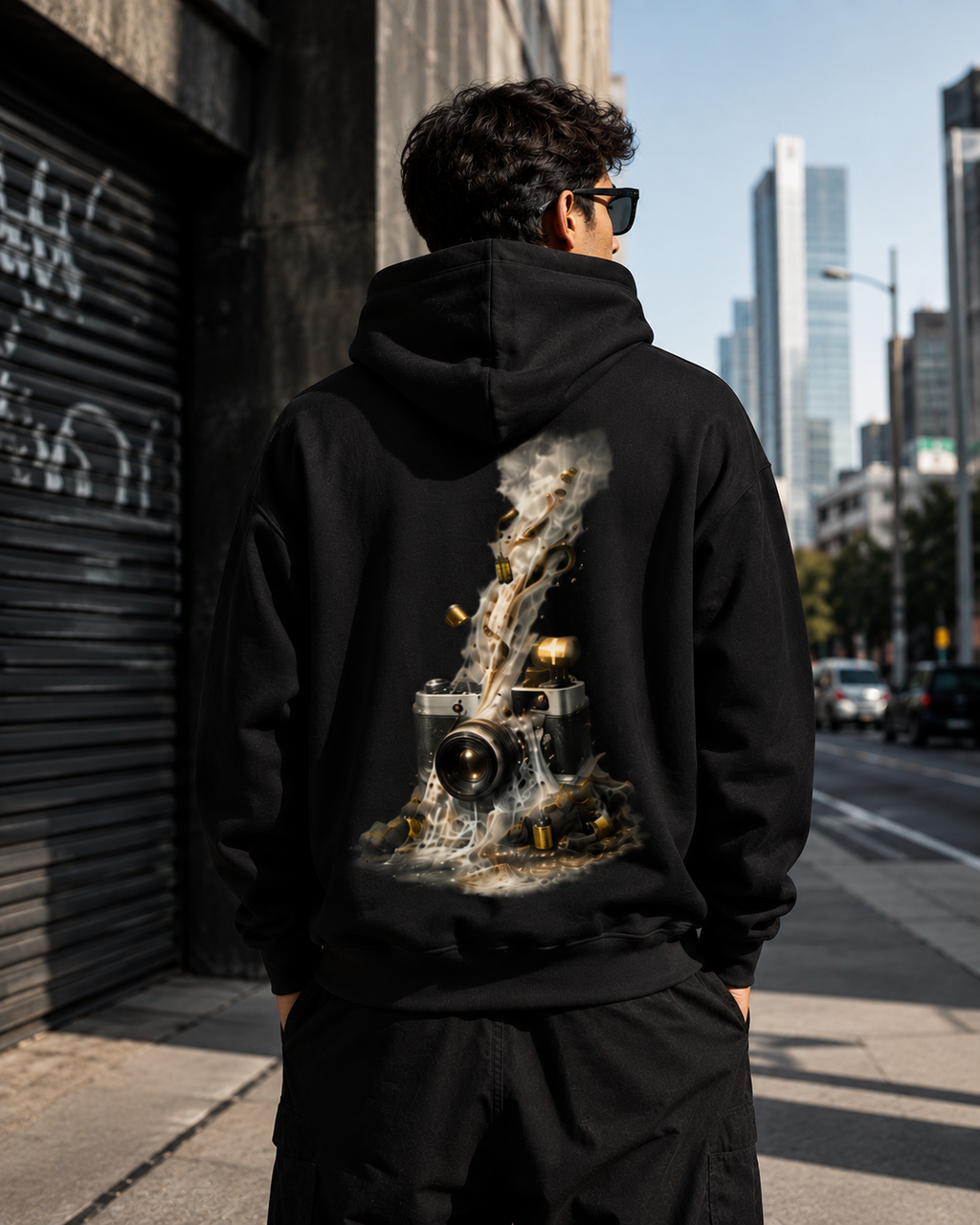 Captured Chaos: Cinematic Photography Edition | Premium 300 GSM Cotton Fleece Hoodie