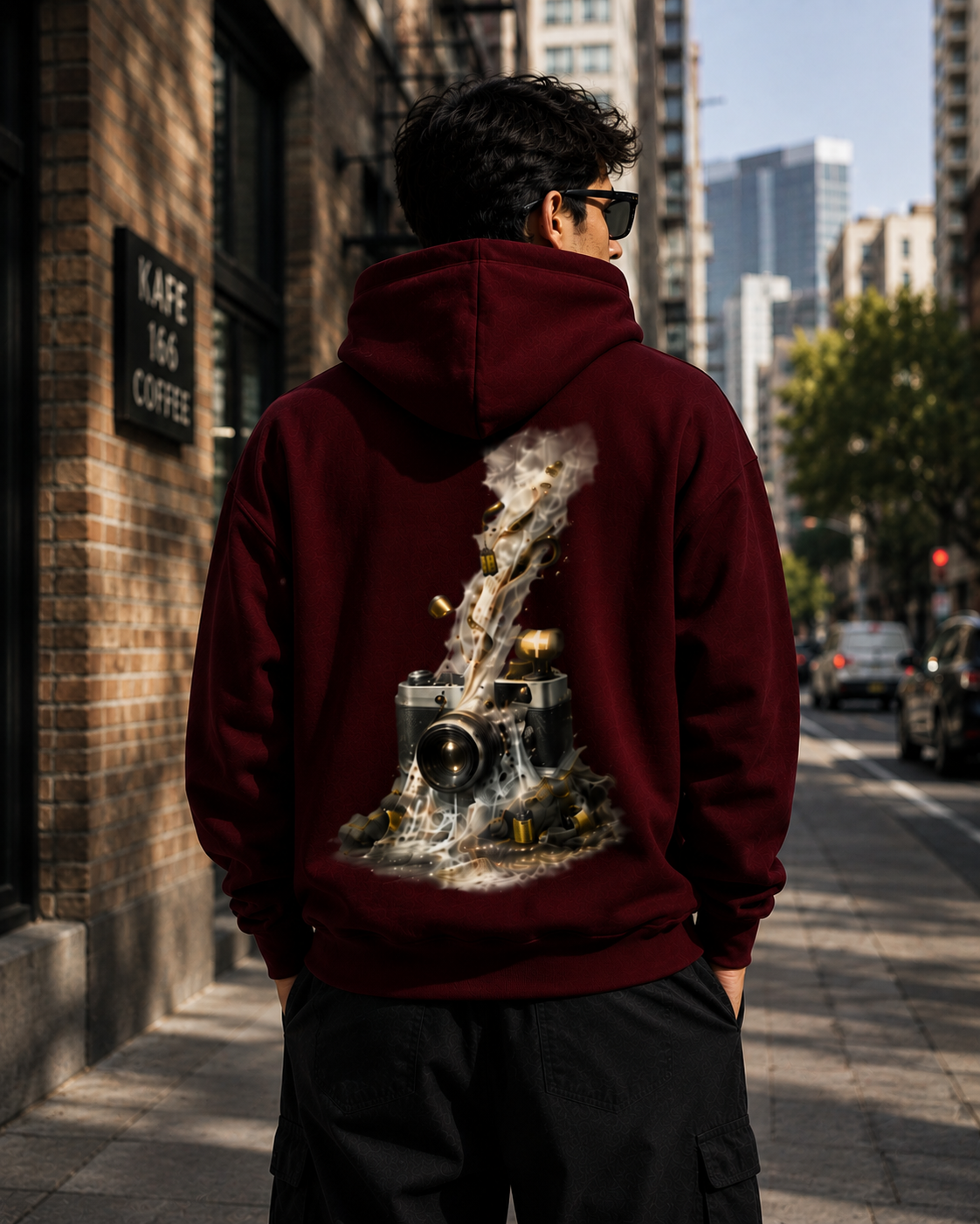 Captured Chaos: Cinematic Photography Edition | Premium 300 GSM Cotton Fleece Hoodie