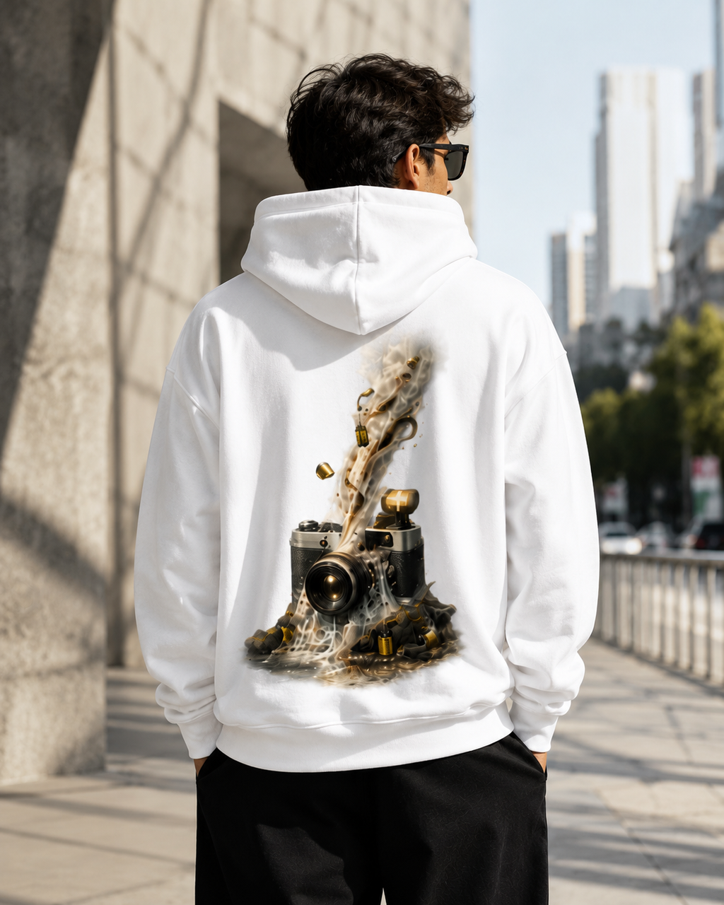 Captured Chaos: Cinematic Photography Edition | Premium 300 GSM Cotton Fleece Hoodie