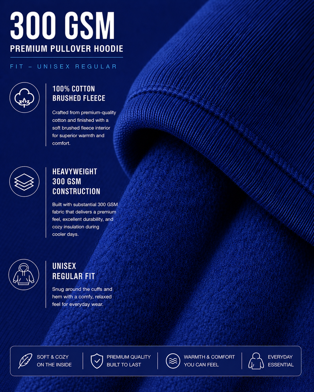 Urban Escape: Dream Voyage Edition | Premium 300 GSM Cotton Fleece Hoodie