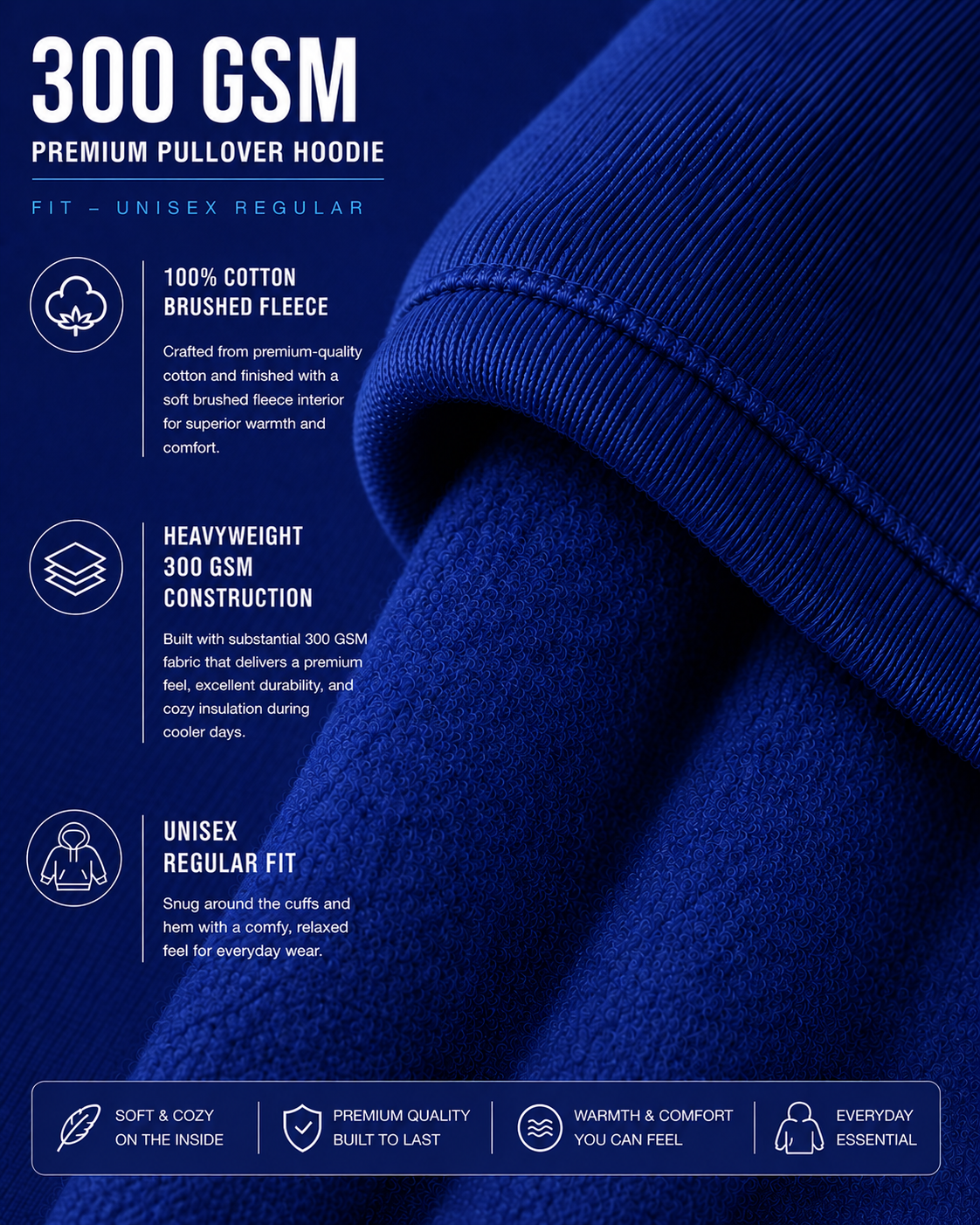 Urban Escape: Dream Voyage Edition | Premium 300 GSM Cotton Fleece Hoodie