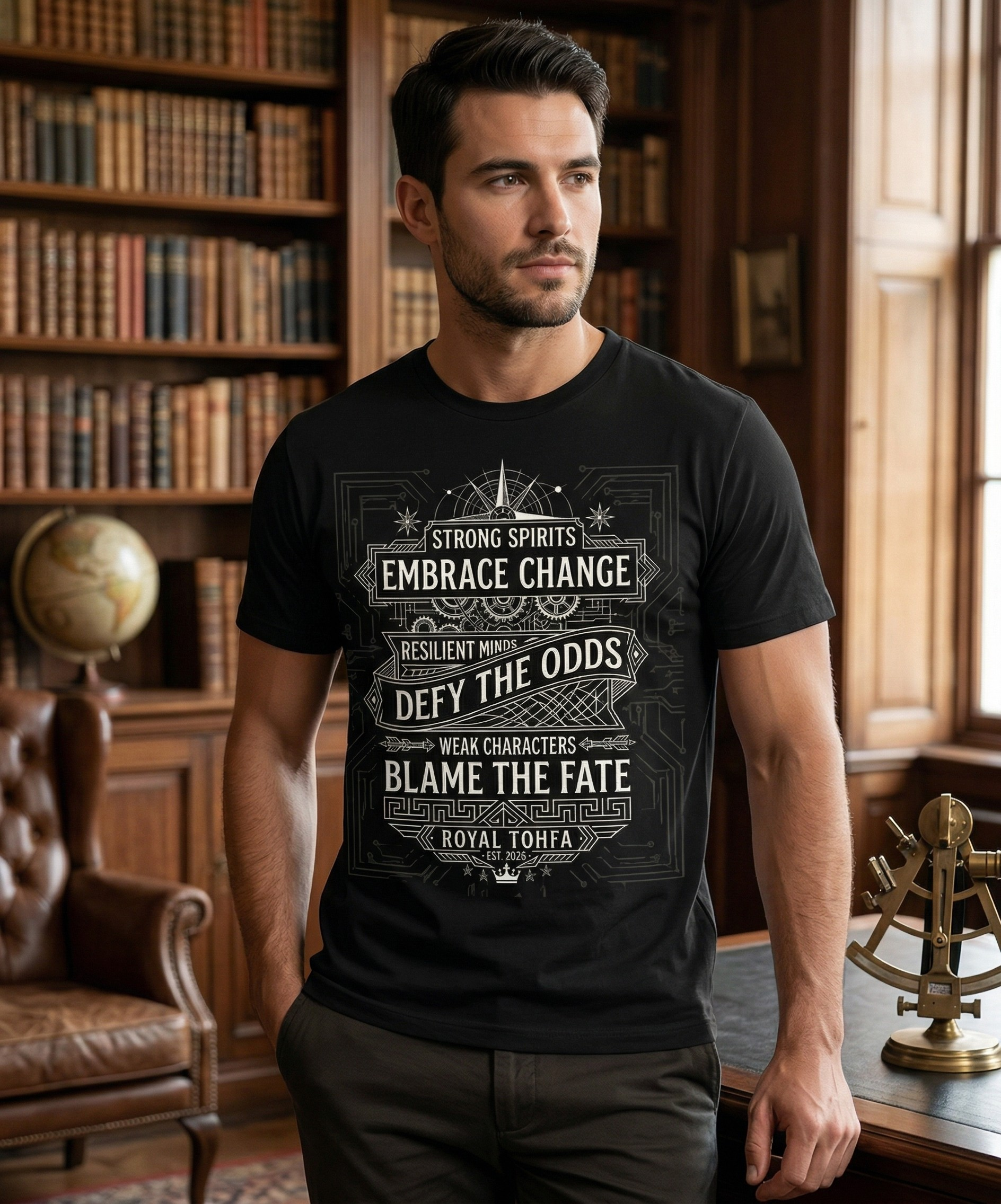 Royal Mindset: Strength & Change Edition | 100% Luxury Supima Cotton T-Shirt