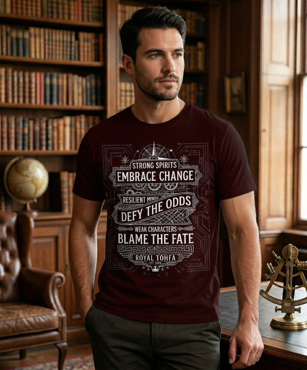 Royal Mindset: Strength & Change Edition | 100% Luxury Supima Cotton T-Shirt