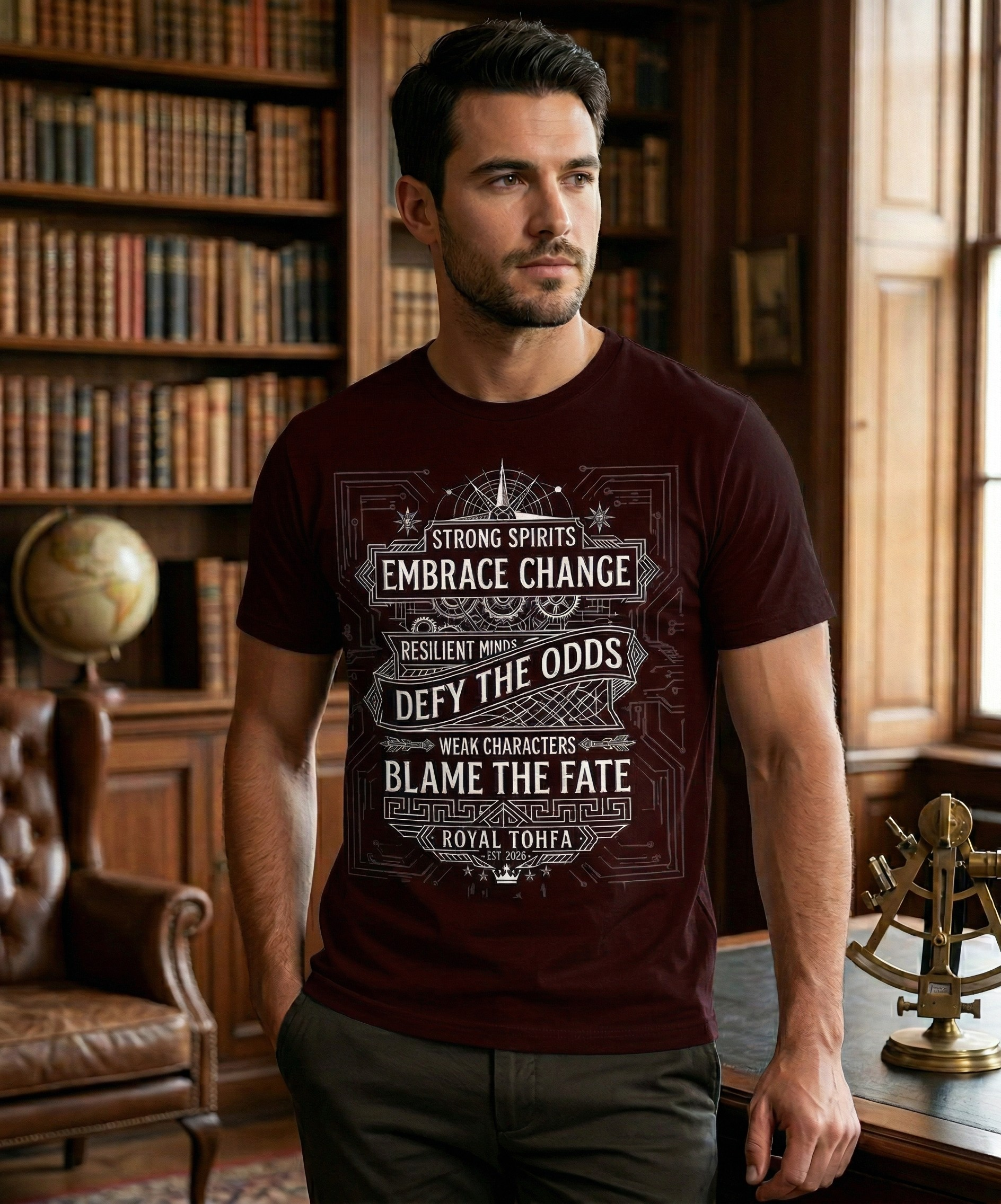 Royal Mindset: Strength & Change Edition | 100% Luxury Supima Cotton T-Shirt