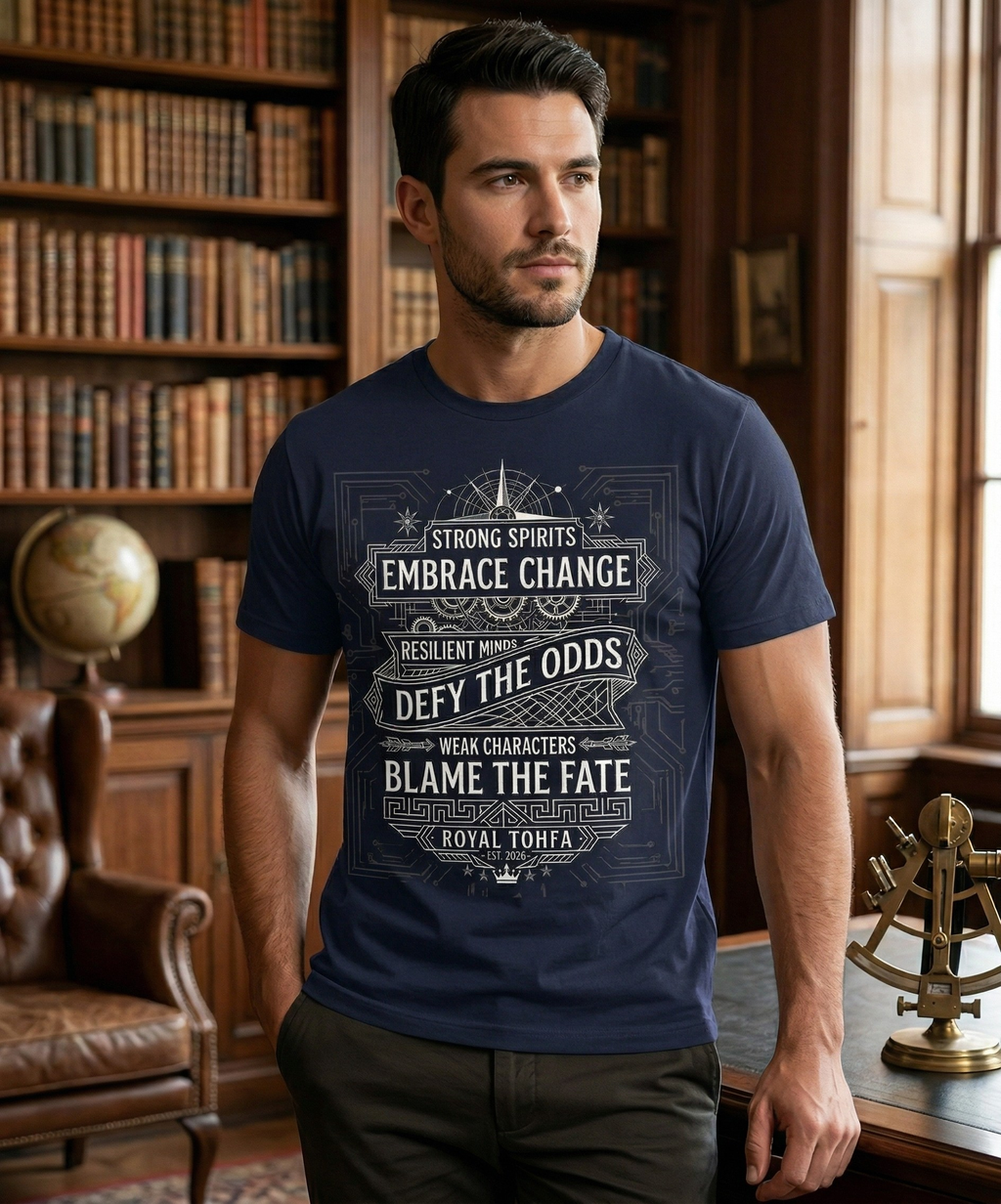Royal Mindset: Strength & Change Edition | 100% Luxury Supima Cotton T-Shirt