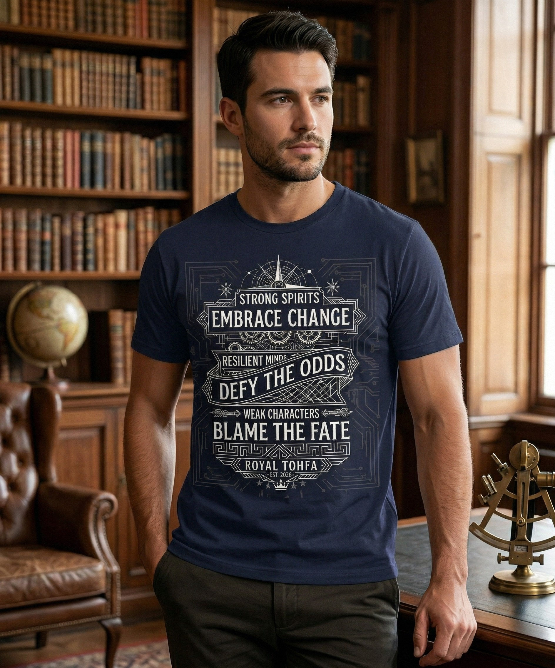 Royal Mindset: Strength & Change Edition | 100% Luxury Supima Cotton T-Shirt