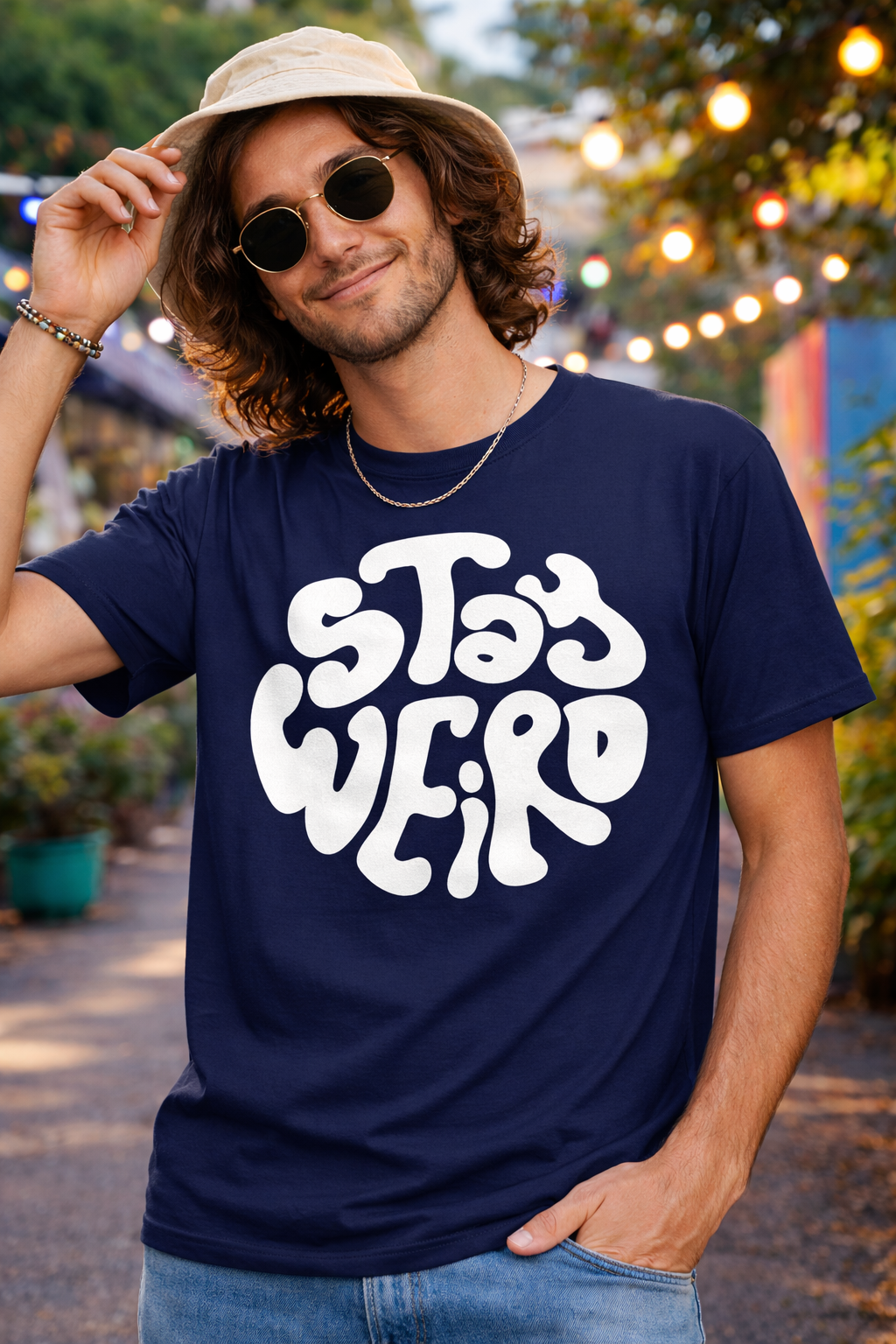 Stay Weird: Bold Expression Edition | 100% Luxury Supima Cotton T-Shirt