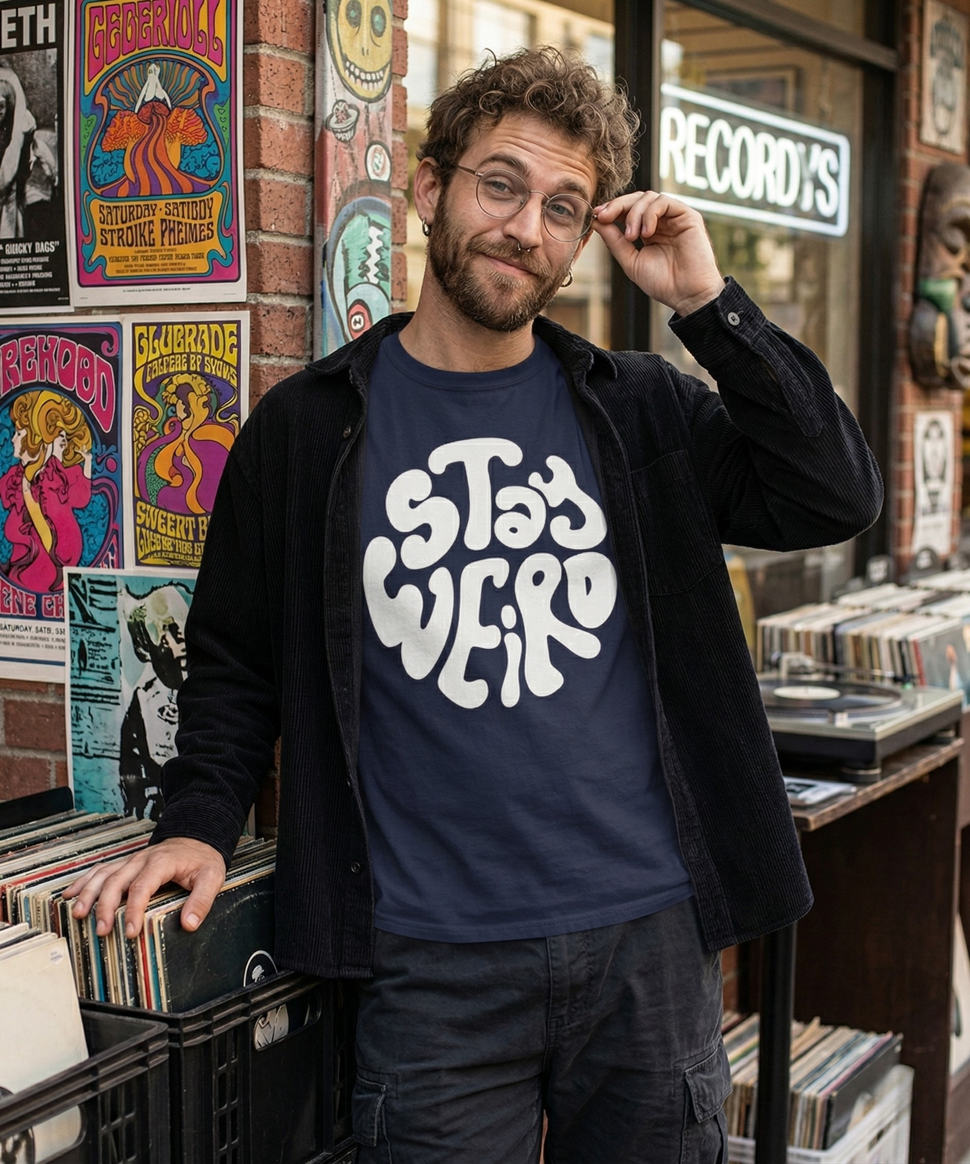 Stay Weird: Bold Expression Edition | 100% Luxury Supima Cotton T-Shirt