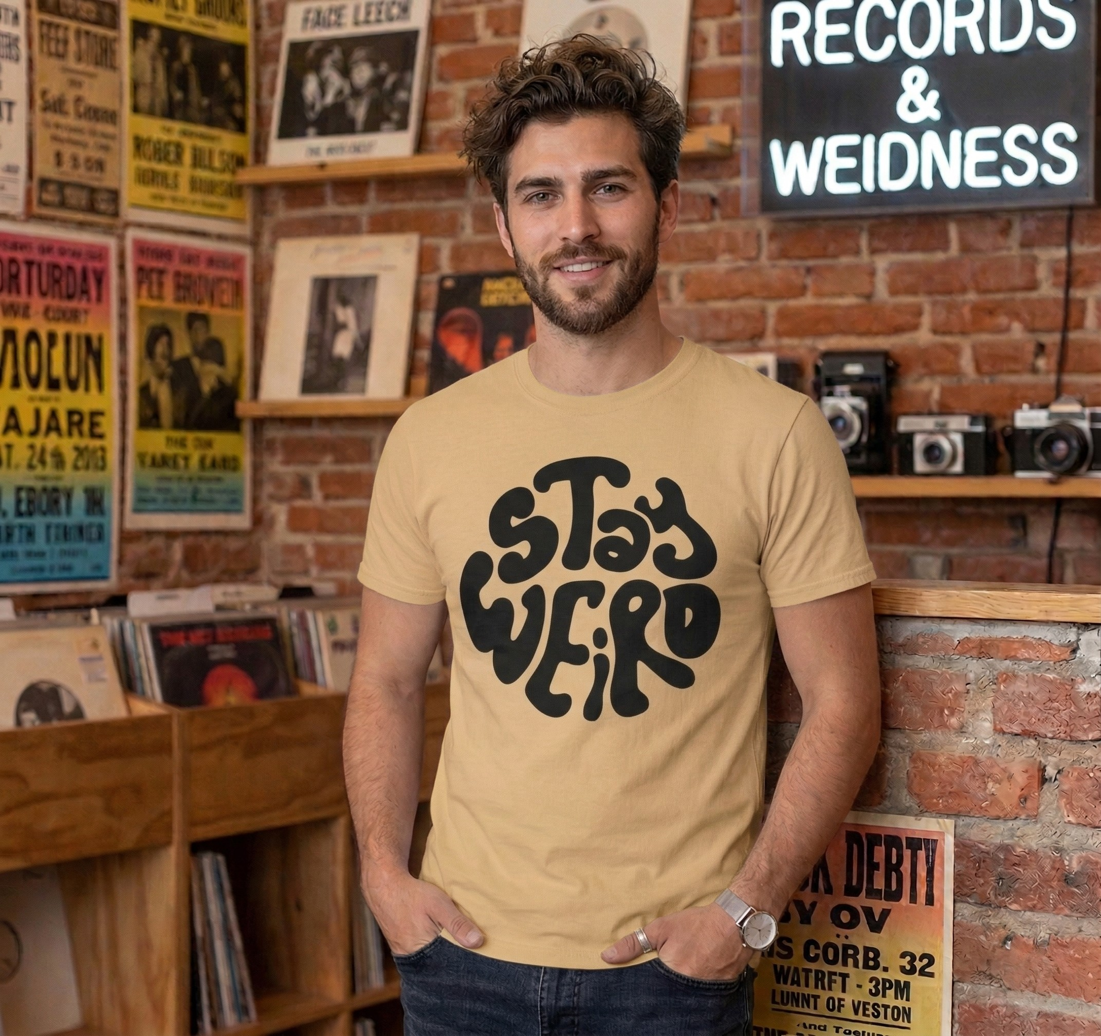Stay Weird: Bold Expression Edition | 100% Luxury Supima Cotton T-Shirt