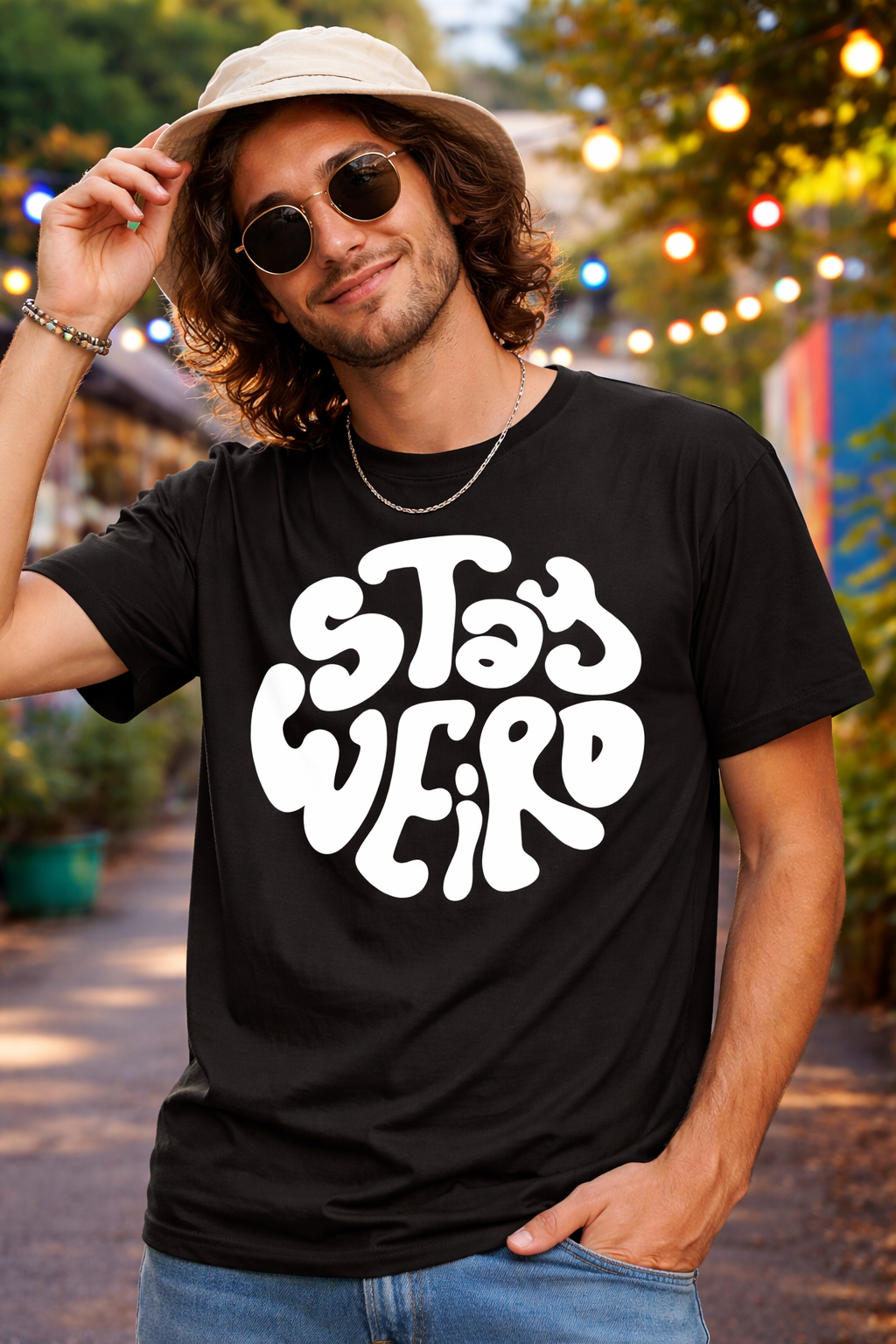 Stay Weird: Bold Expression Edition | 100% Luxury Supima Cotton T-Shirt