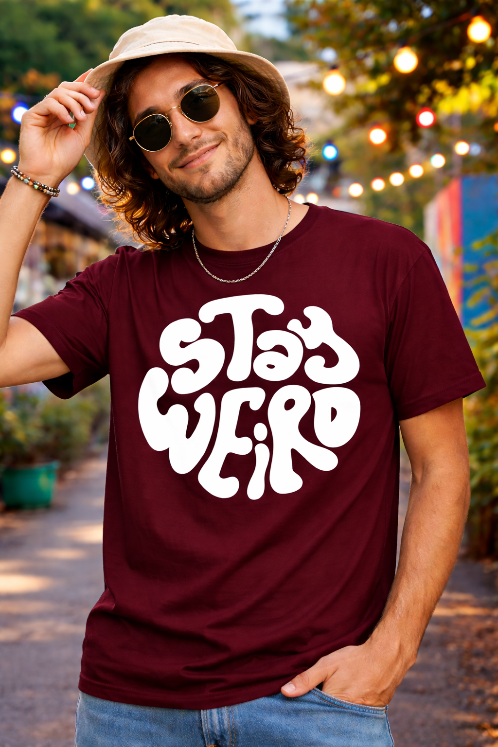 Stay Weird: Bold Expression Edition | 100% Luxury Supima Cotton T-Shirt
