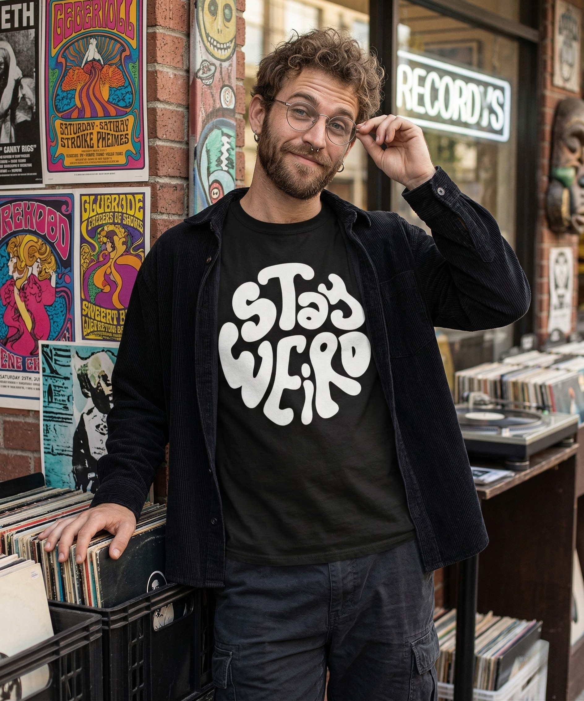 Stay Weird: Bold Expression Edition | 100% Luxury Supima Cotton T-Shirt