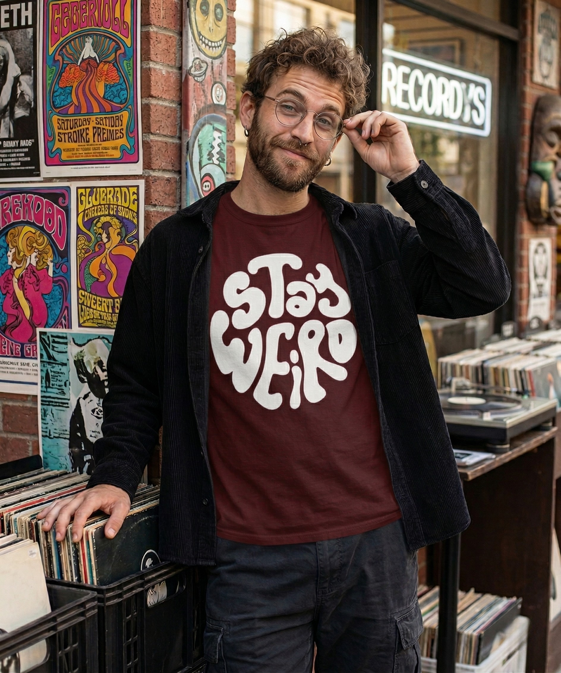 Stay Weird: Bold Expression Edition | 100% Luxury Supima Cotton T-Shirt