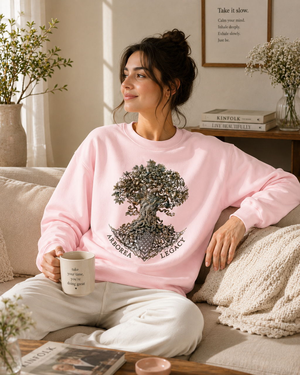 The Arborea Legacy: Celtic Oak Edition | Premium 400 GSM Oversized Sweatshirt