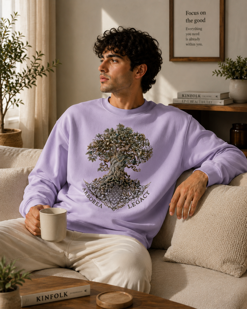 The Arborea Legacy: Celtic Oak Edition | Premium 400 GSM Oversized Sweatshirt