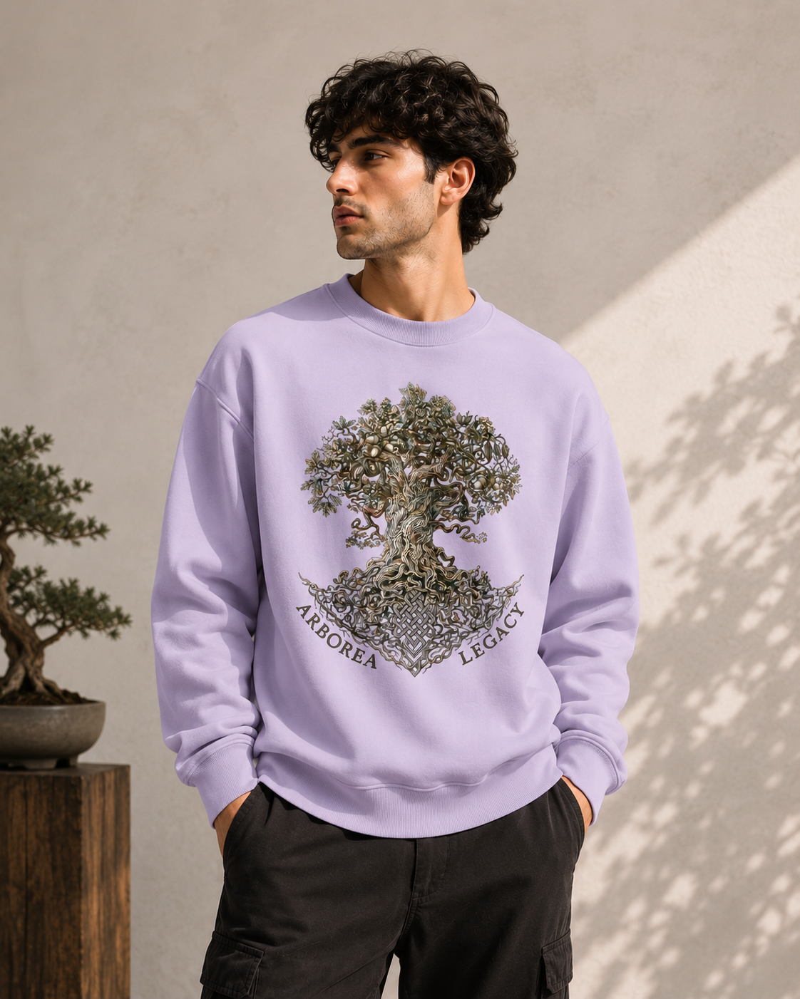 The Arborea Legacy: Celtic Oak Edition | Premium 400 GSM Oversized Sweatshirt