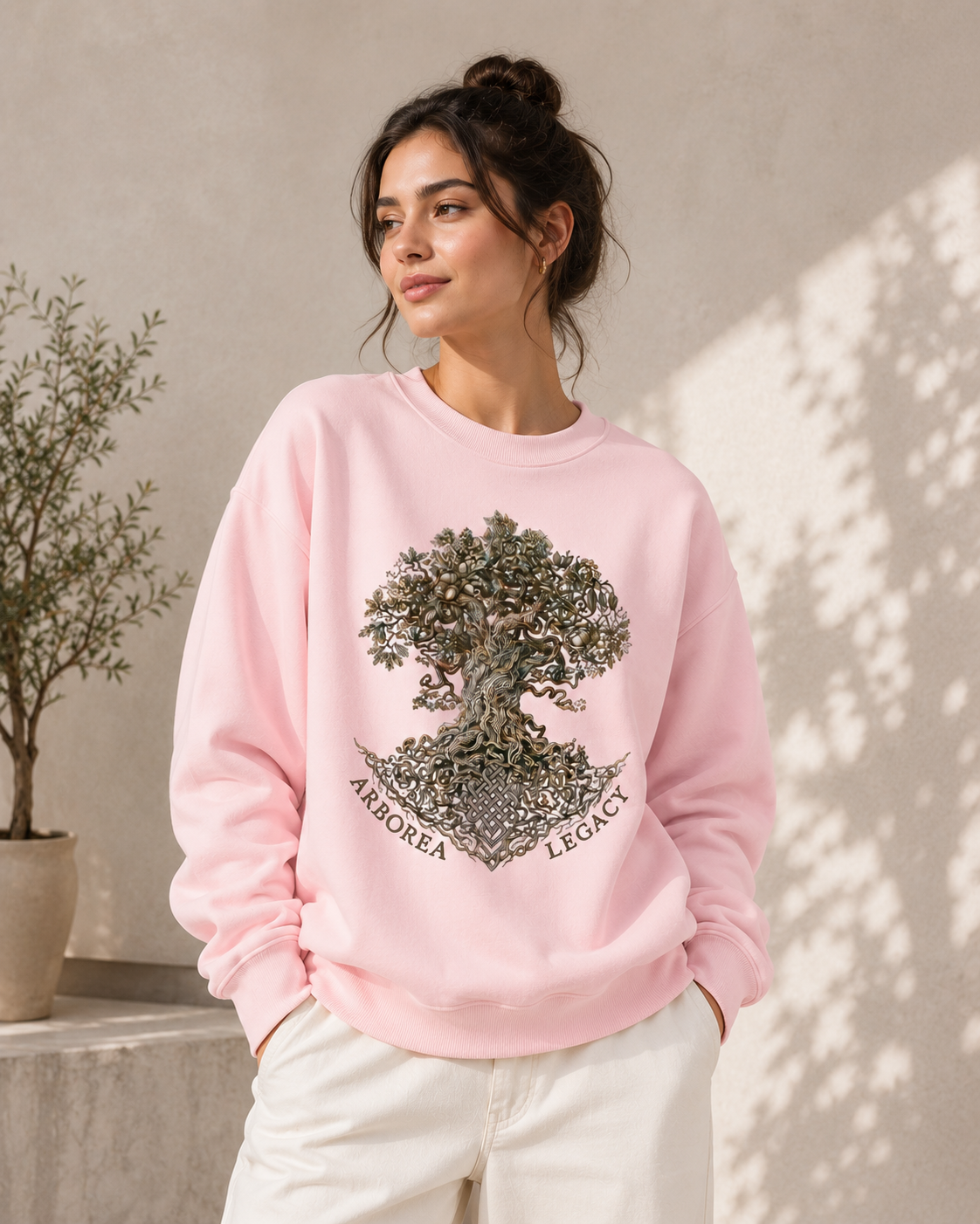 The Arborea Legacy: Celtic Oak Edition | Premium 400 GSM Oversized Sweatshirt