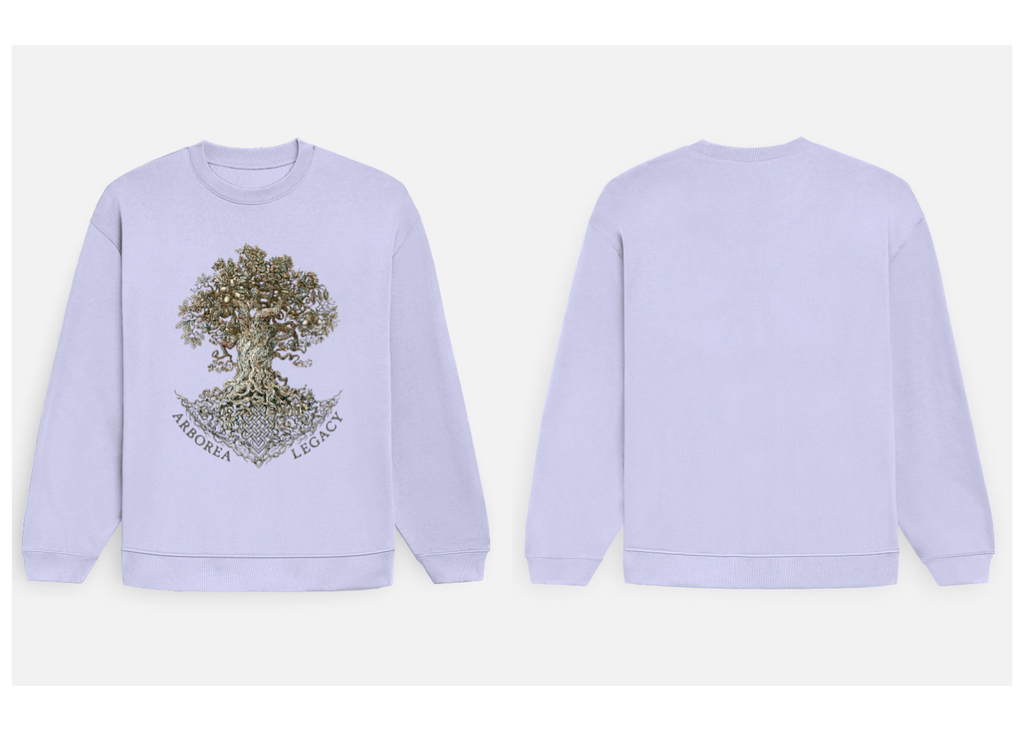 The Arborea Legacy: Celtic Oak Edition | Premium 400 GSM Oversized Sweatshirt