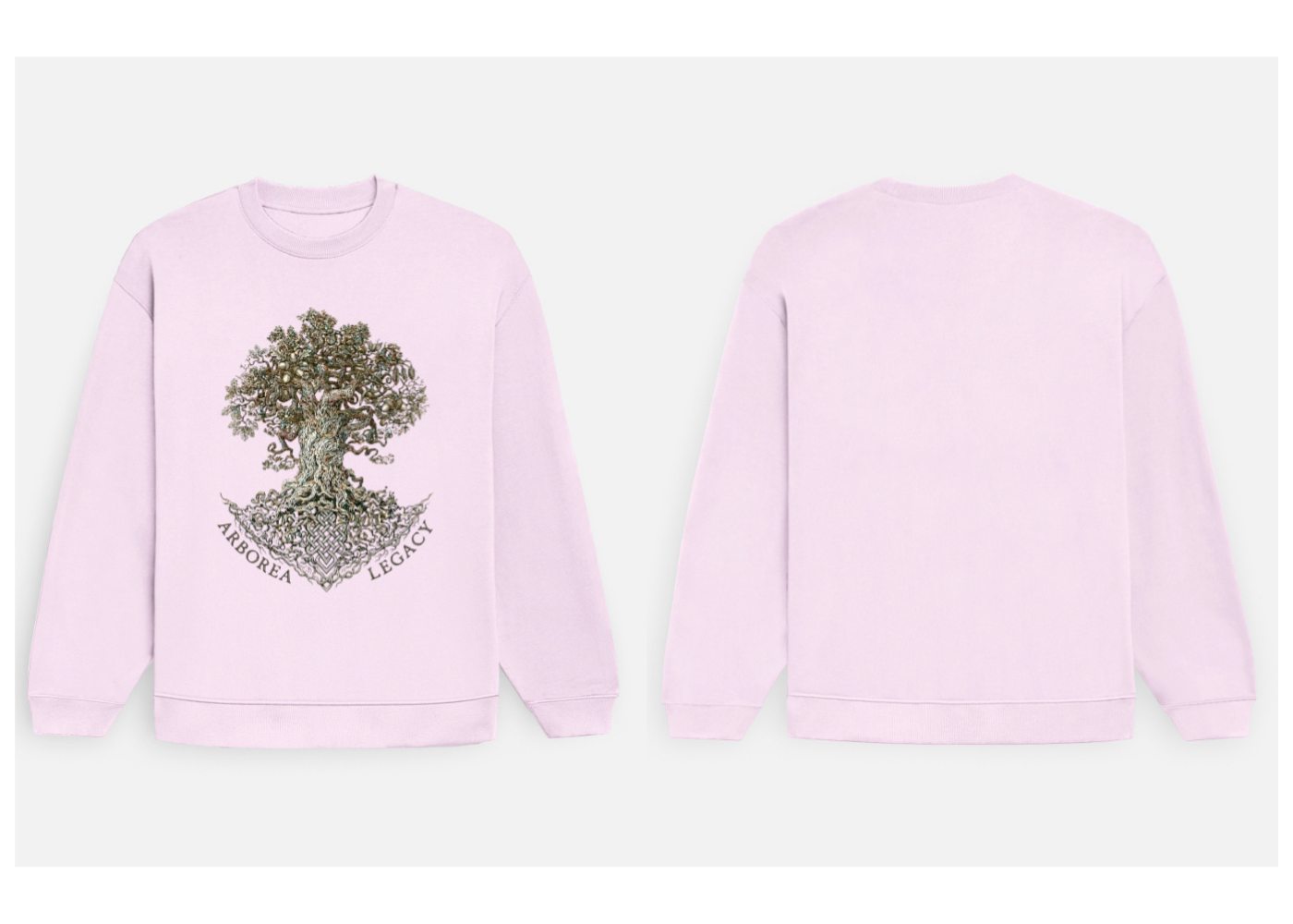 The Arborea Legacy: Celtic Oak Edition | Premium 400 GSM Oversized Sweatshirt