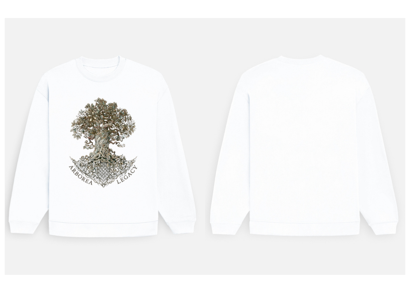 The Arborea Legacy: Celtic Oak Edition | Premium 400 GSM Oversized Sweatshirt