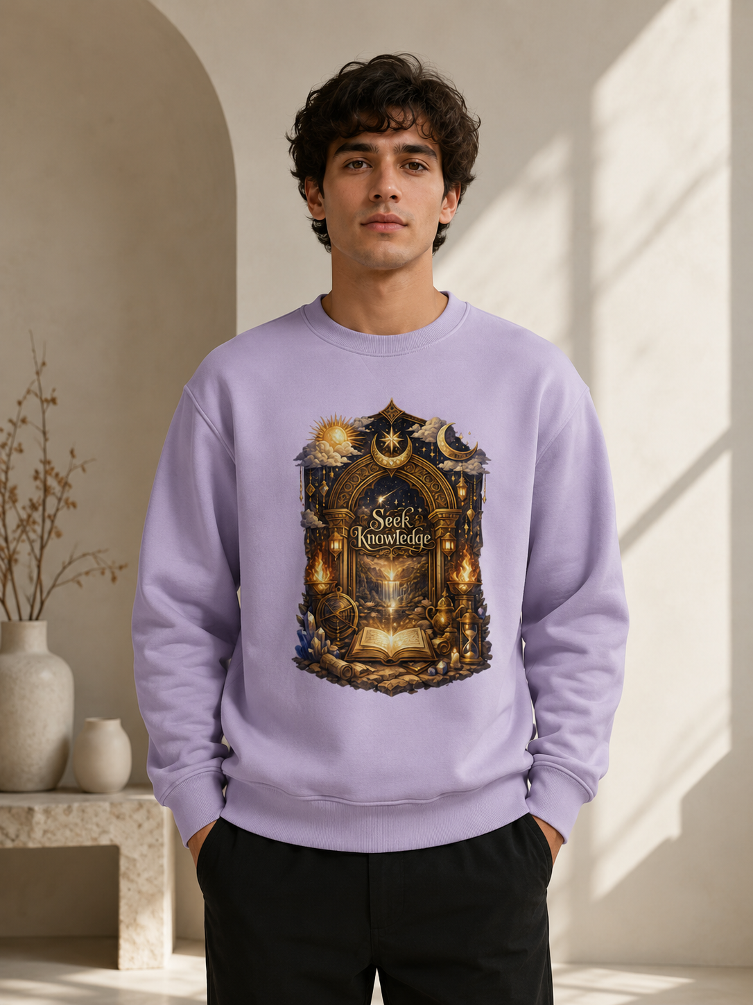 The Celestial Gate: Alchemist Edition | Premium 400 GSM Oversized Sweatshirt