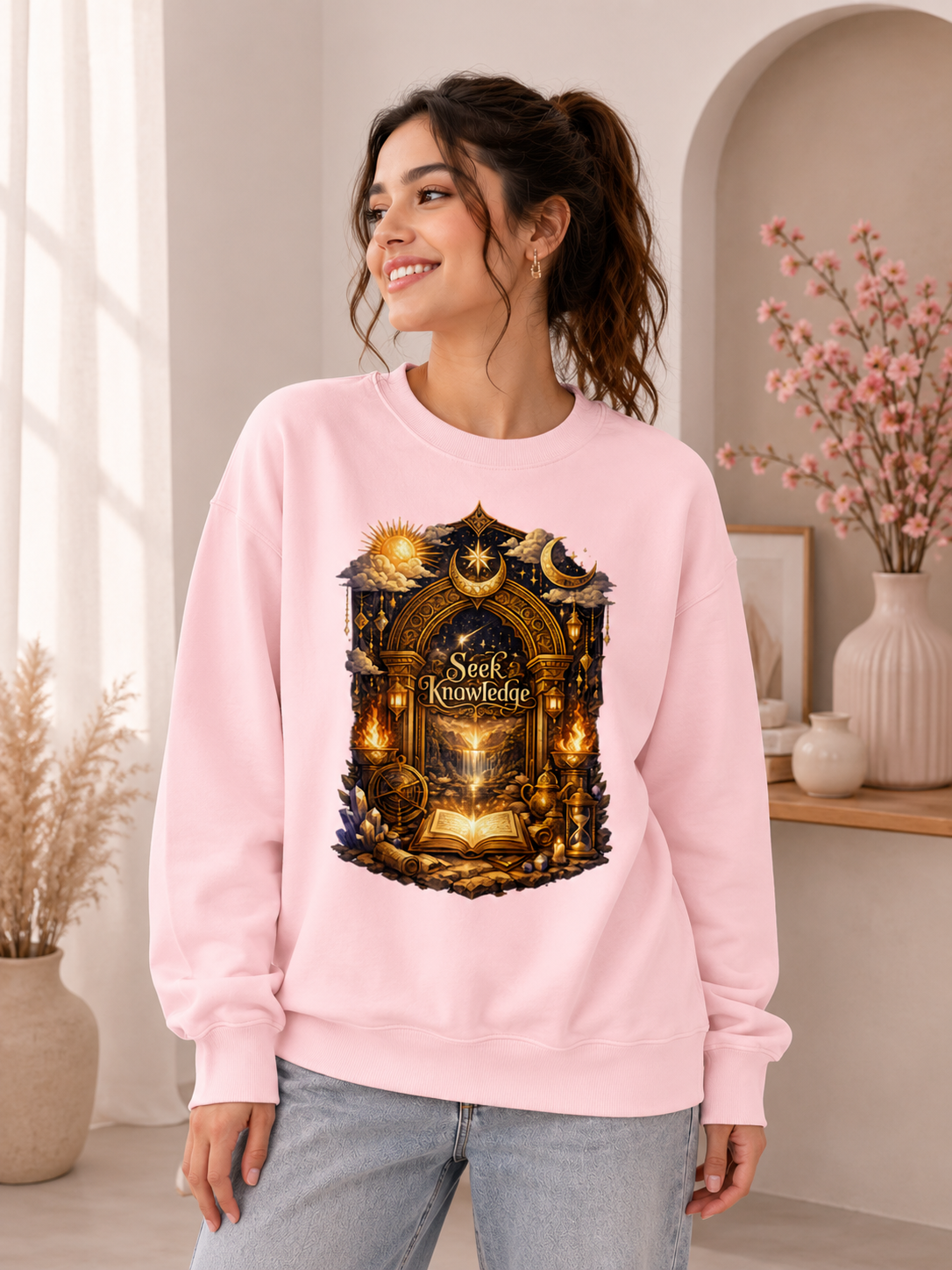 The Celestial Gate: Alchemist Edition | Premium 400 GSM Oversized Sweatshirt