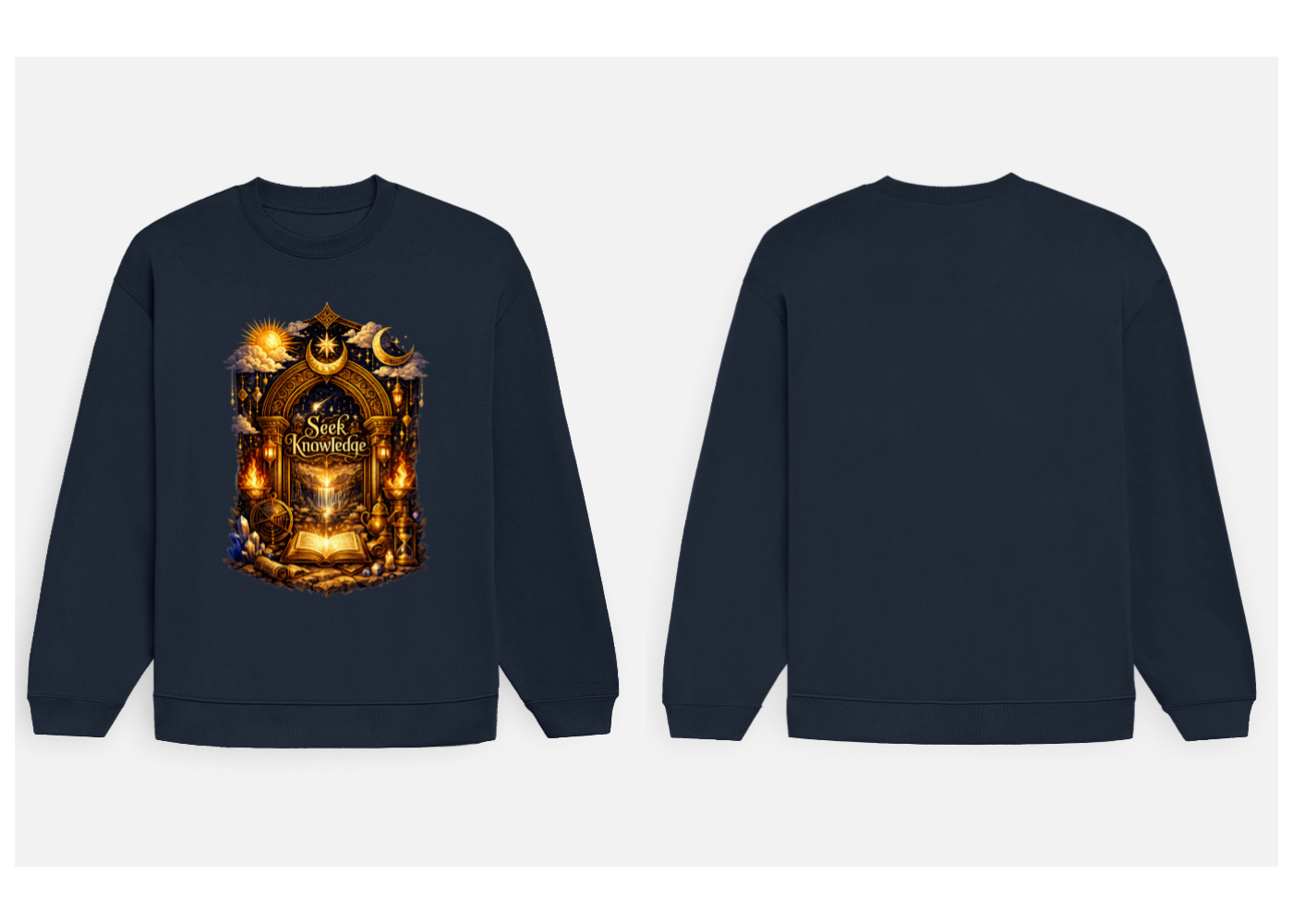 The Celestial Gate: Alchemist Edition | Premium 400 GSM Oversized Sweatshirt