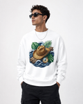 The Coastal Wanderer: Ocean Drift Edition | Premium 400 GSM Oversized Sweatshirt