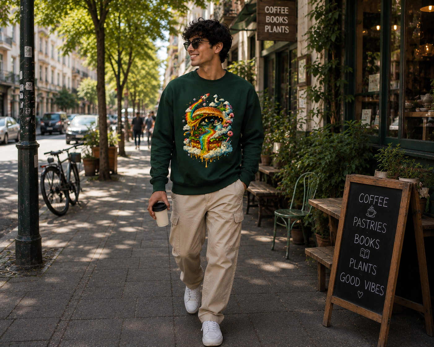 Cosmic Cravings: Dreamscape Edition | Premium 400 GSM Oversized Sweatshirt