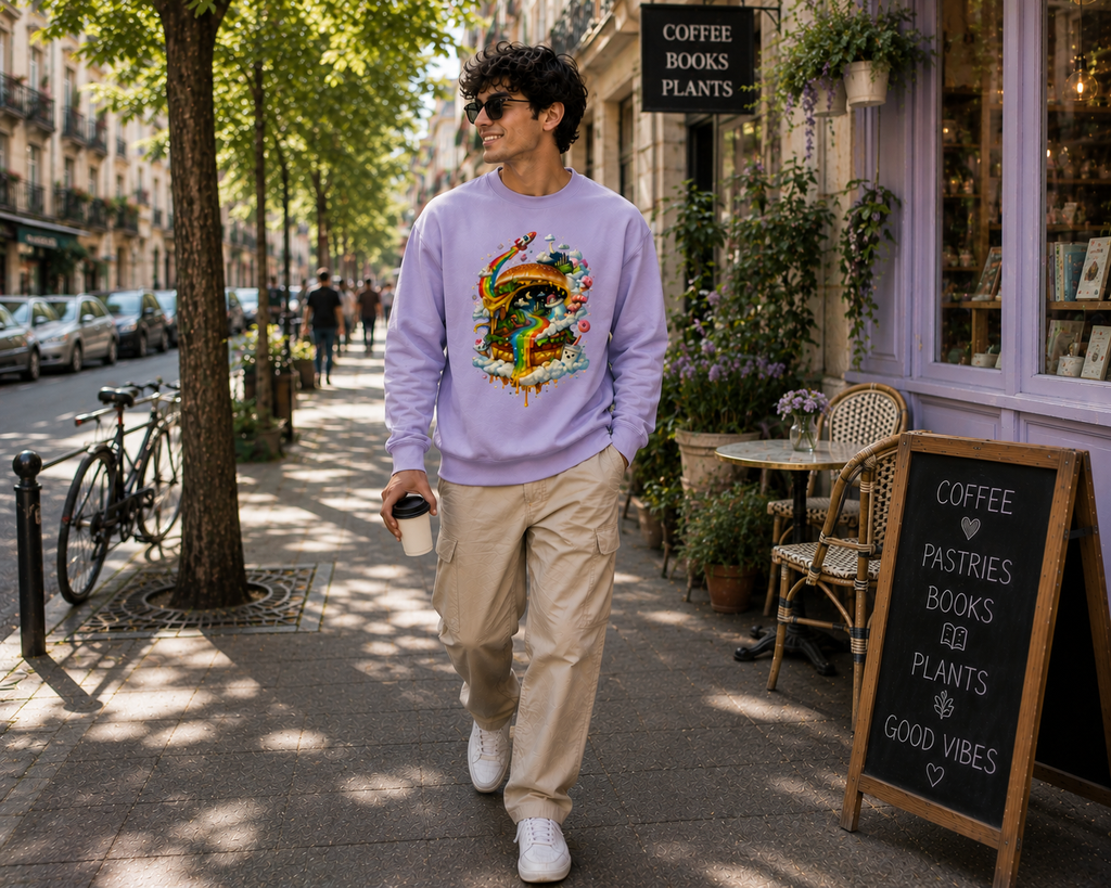 Cosmic Cravings: Dreamscape Edition | Premium 400 GSM Oversized Sweatshirt