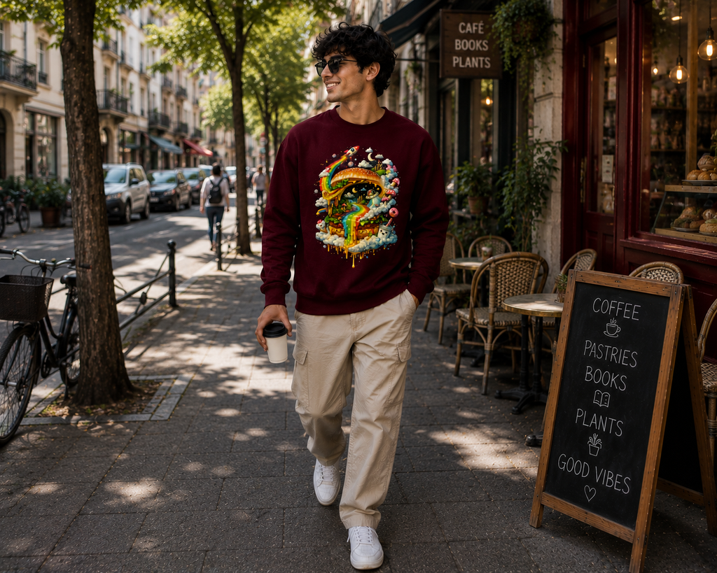 Cosmic Cravings: Dreamscape Edition | Premium 400 GSM Oversized Sweatshirt